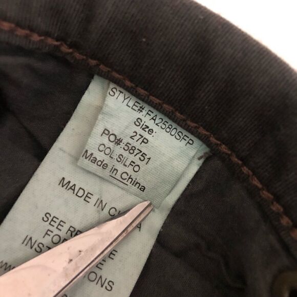 Level 99 Dark Gray Straight Leg Pants - Picture 6 of 6